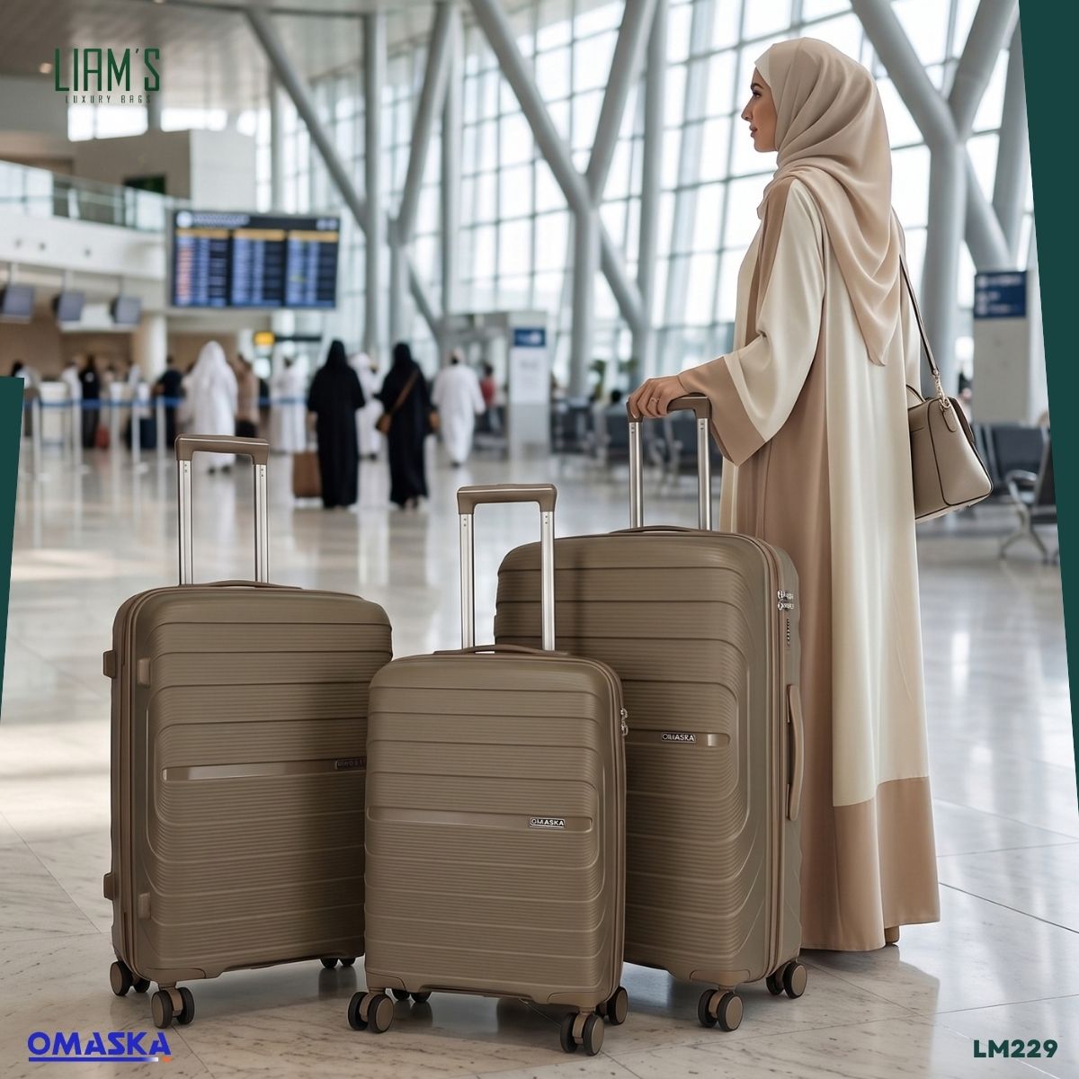 Pack 3 Valises OMASKA – Spécial Omra LM229 – Image 5