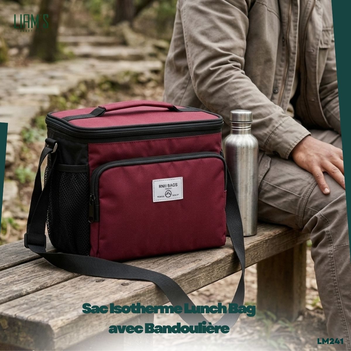 Sac Isotherme Lunch Bag avec Bandoulière LM241
